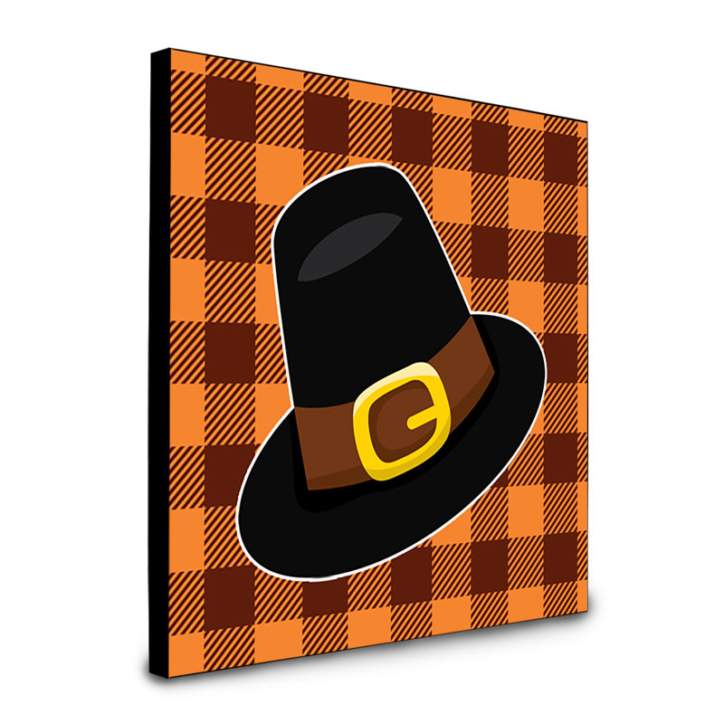 « thanksgiving pilgrim hat », art encadré Chabert