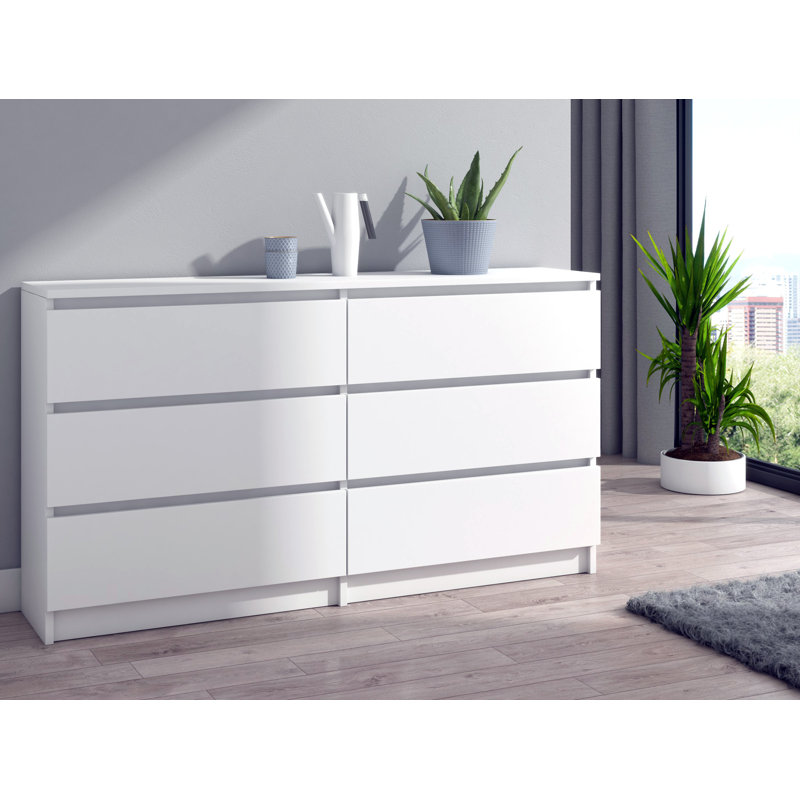 Doe 138cm W 6 - Drawer Chest of Drawers