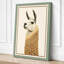 Llama in Profile Japandi - Wrapped Canvas-1835429505-1835429509