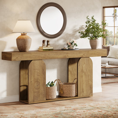 Gouldner 70.9" Long Console Table Farmhouse & Rustic Style