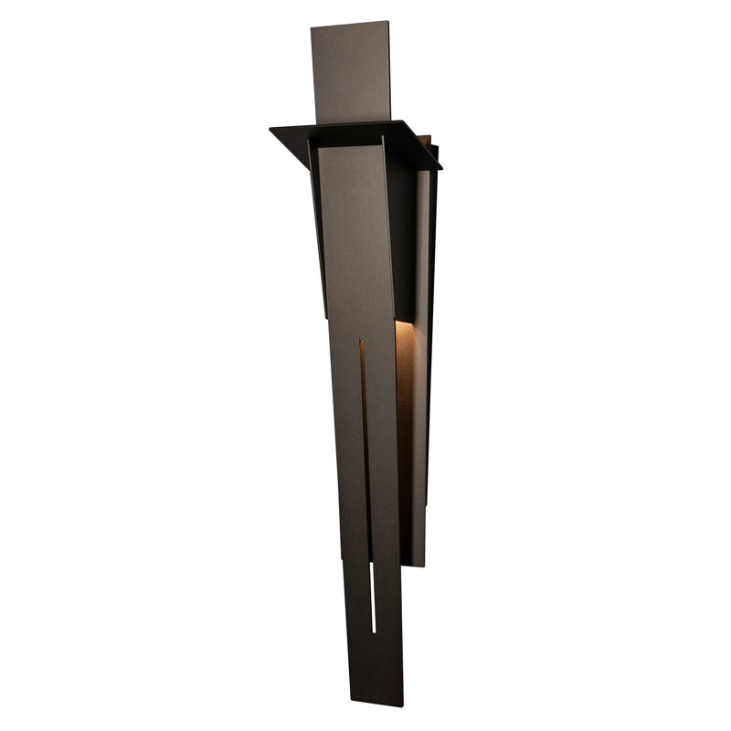 Linea Outdoor Wall Sconce, Coastal Dark Smoke, 41.3" H x 9" W x  7.1" D