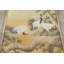 Antique Japanese Tapestry With Cranes In Natural Landscape - Rug & Kilim