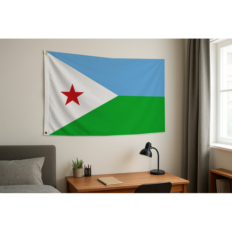 Drapeau de Djibouti - Drapeau