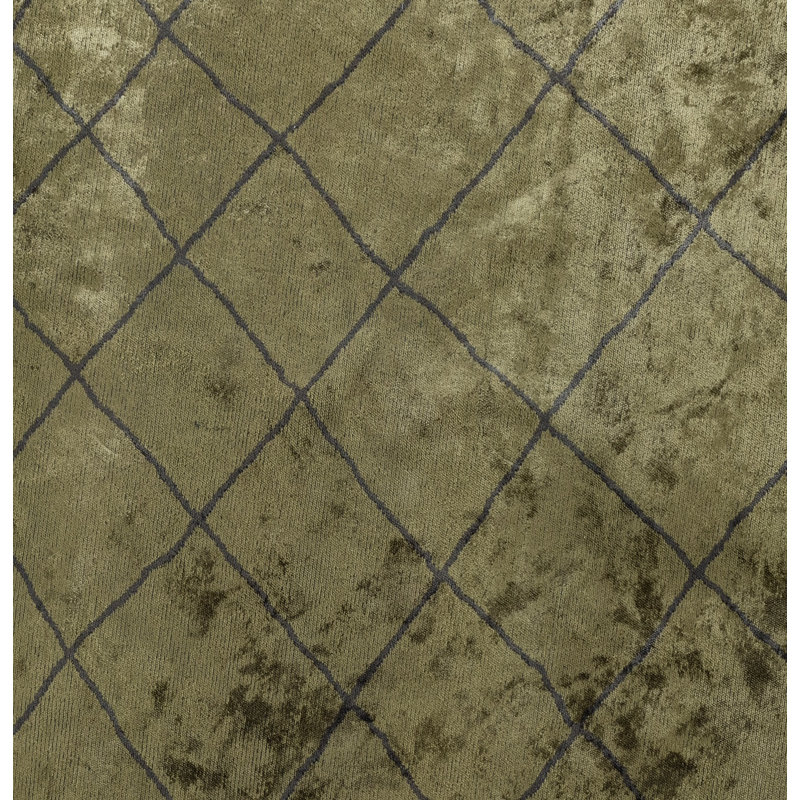 Rapture Black/Khaki Moroccan Luxury Area Rug, Rectangle 7'10" x 11'2"