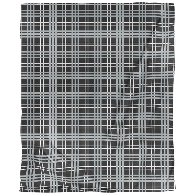 Housse de couette simple de luxe Oakland football, Polyester brossé, Housse de couette pour lit simple, Noir, blanc, argenté