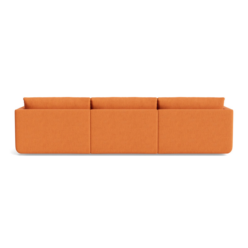 Eva Sofa (95"), Performance Weave - Carrot