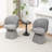 Dantzler Velvet Swivel Upholstered Dining Chair-1727595458
