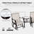 Outstanding Outdoor Rocking Chair Set With Coffee Table For Relaxing Moments