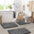 Aighan 3 Piece Ultra Soft and Absorbent Memory Foam Bath Rug Set with Non-Slip Backing-2072193404