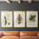 Elegant Tropicals III - Impression sur mesure encadrée de qualité supérieure - 3 pièces