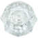 Tub And Shower Offset Handle Single Control Knob For Delta Replacement Trim Kit With Screw And Button, Clear Acrylic Finish