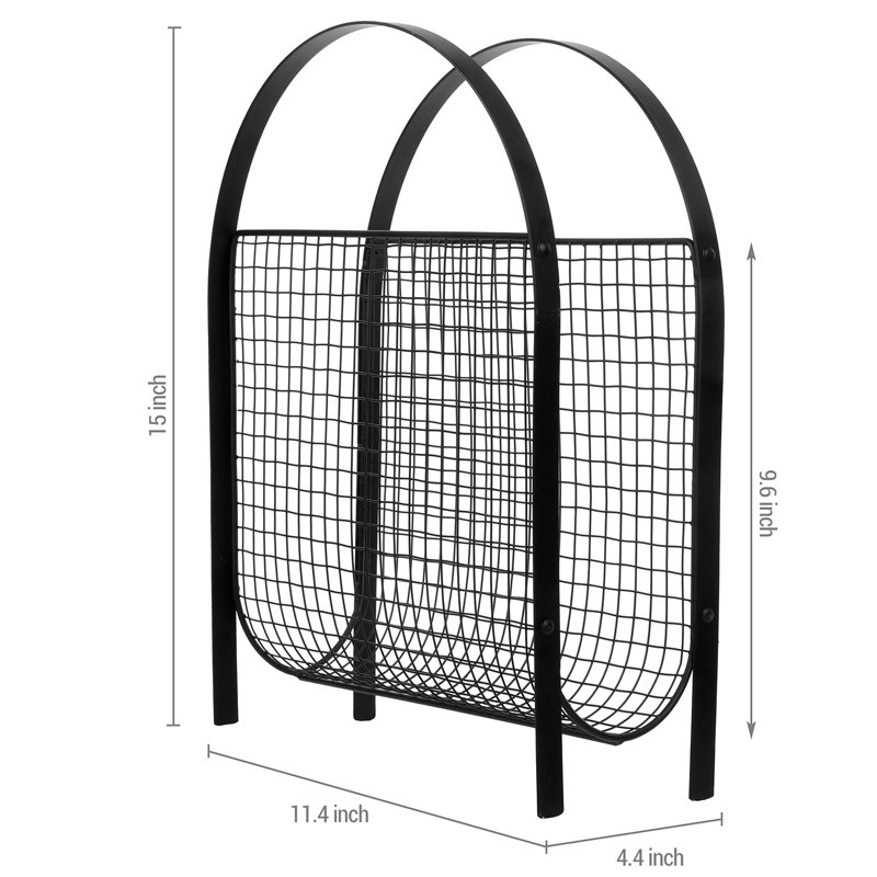Metal Free Standing Magazine Rack