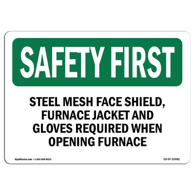 Safety First Sign