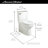 American Standard Cadet 1.28 Gallons GPF Elongated Comfort Height Floor Mounted Two-Piece Toilet (Seat Included)