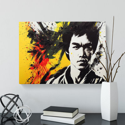 Bruce Lee Splash Vol.1 - Wrapped Canvas
