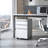 3-Drawer Metal Mobile File Cabinet with Lock for Home Office – Fully Assembled-2009669221
