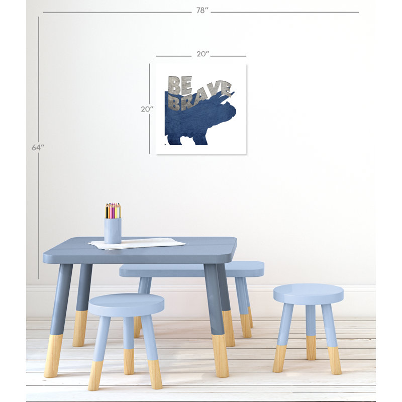 «Rolled Be Brave», impression sur papier, H 20 po x l 20 po x P 1 po