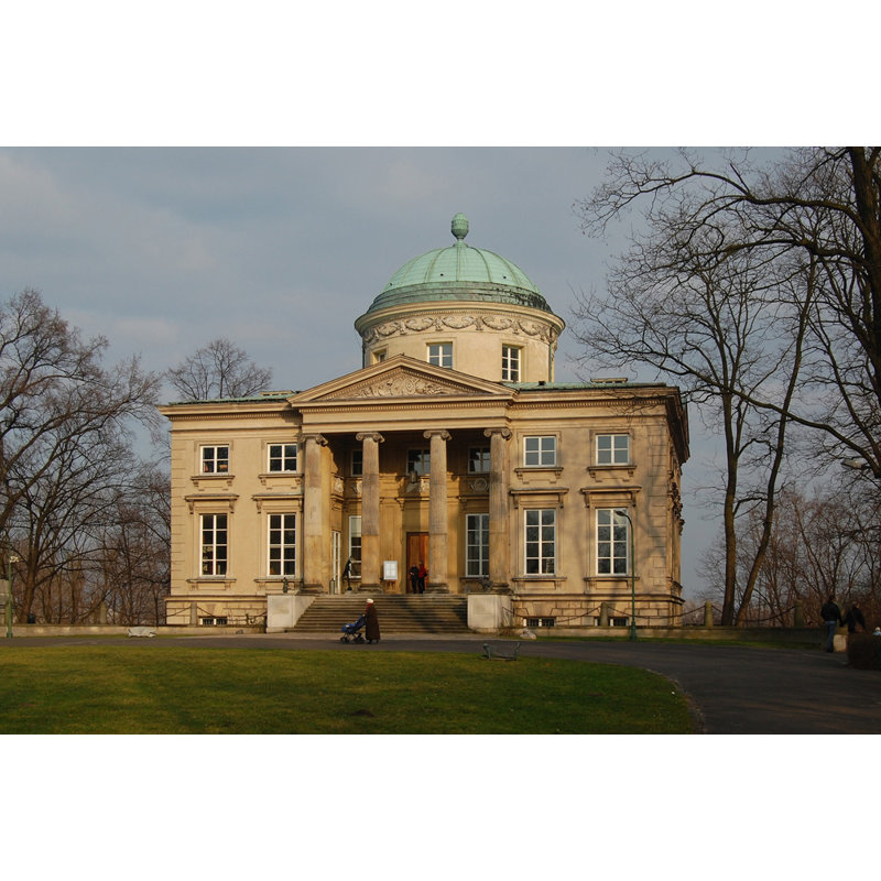 Palais Krolikarnia, Varsovie, Pologne, H 12 po x l 18 po