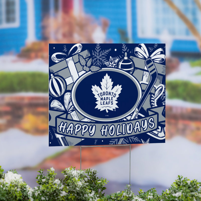 Toronto Maple Leafs Yard Sign, Holiday