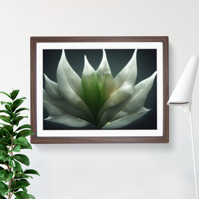 Enlightened Leaf - Single Picture Frame Print