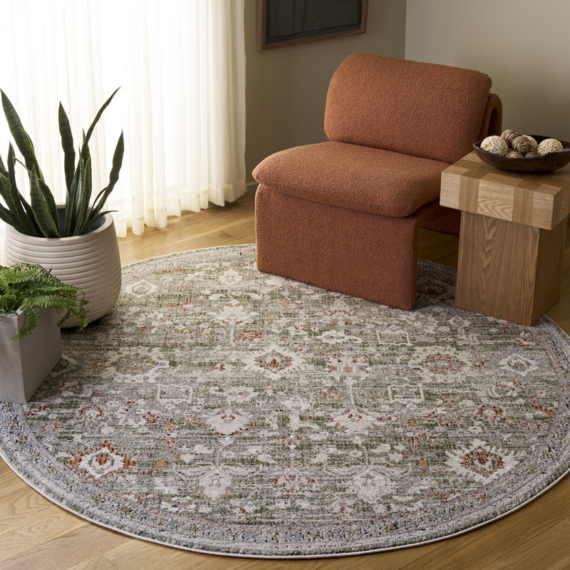 Grove 600 Performance Oriental Rug, Round 6'7"