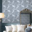 Tregaron Midnight Blue Removable Wallpaper