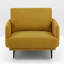 Fauteuil d'appoint surdimensionné à assise simple de 37,5 po Lanaijah pour salon (ensemble de 2)-1576438684