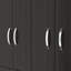 Armoire, avec tiges de suspension, armoire à deux portes, trois tiroirs, deux tablettes