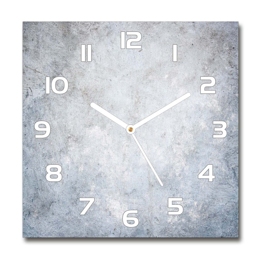 Analoge Wanduhr Concrete Background 60 cm Geräuschlos