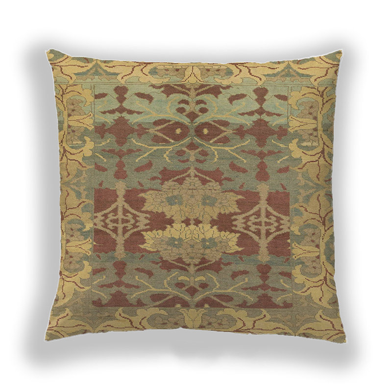 Coussin décoratif abstrait 1659, Microsuède