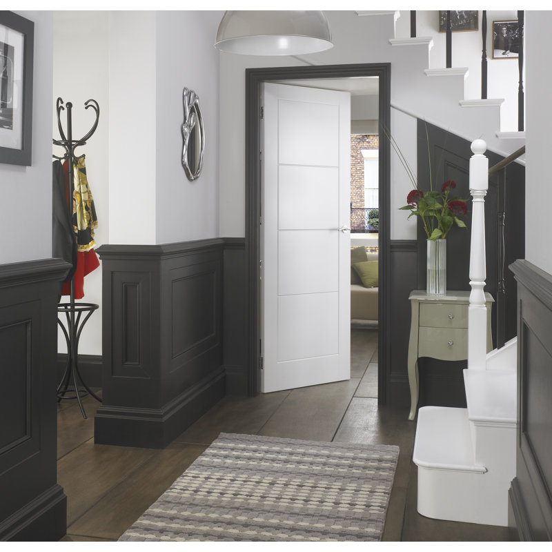  Internal Door Primed, 198.1cm H x 82.6cm W x 4.4cm D