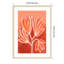 «Galya Peachy Flowers» par Treechild, impression sur bois encadrée-100477639-100477638