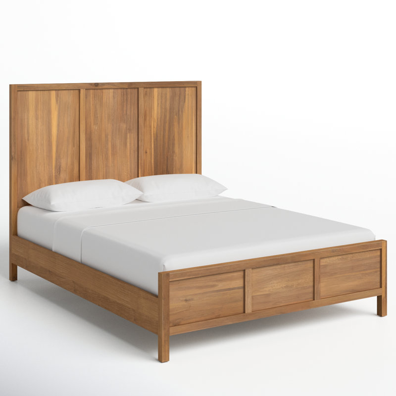Elin Queen Platform Bed, Natural