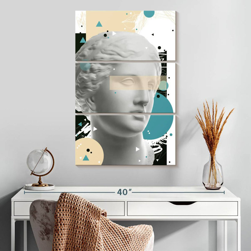 Hardie Vogue Collage Venus De Milo, H 32 po x l 20 po