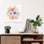 Spring Blooms II Abstract Contemporary Flower Landscape Wall Art Print by Gia Graham - 1 Piece Wrapped Canvas Wall Art-862102034