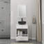 Ensemble de meuble-lavabo simple 24 po avec miroir Andoro-2118612509-2118612508