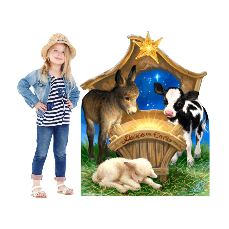 48 in. Animals Cardboard Standup