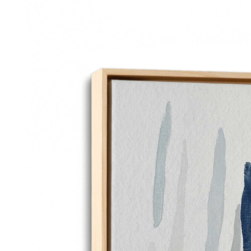 Blues rythmique v1, Toile encadrée «American Maple Floater», H 32,75 po x l 32,75 po x P 1,75 po
