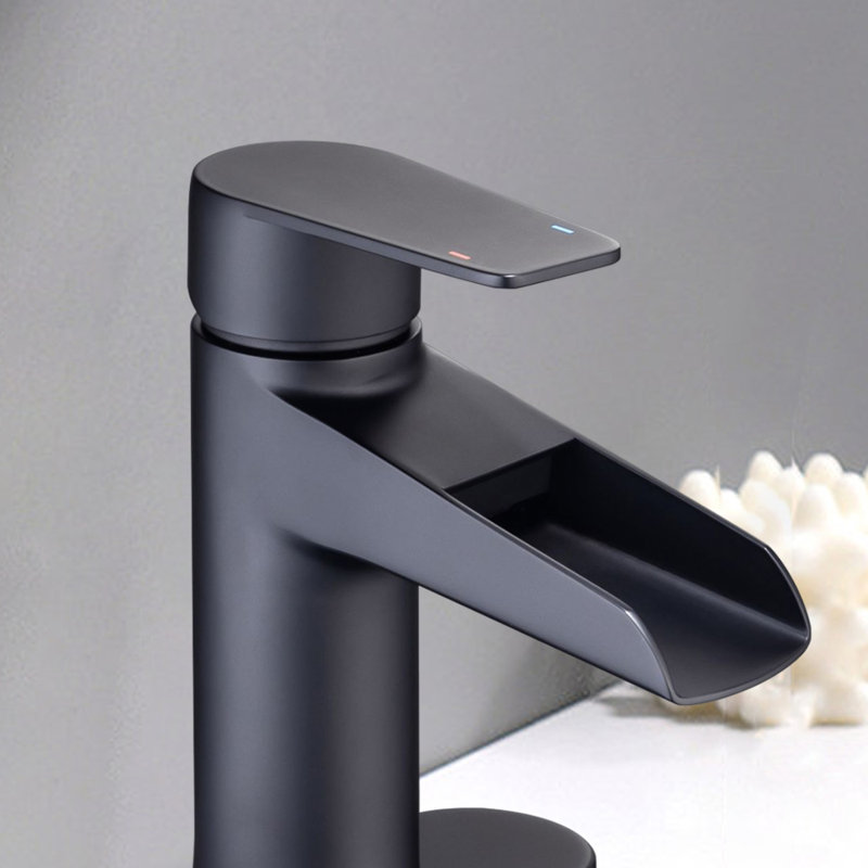 Robinet de salle de bain vasque, Noir mat