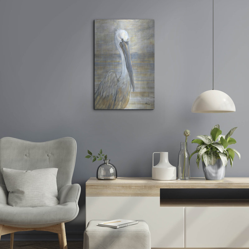 «Golden Salty Pelican» par Paul Brent, H 24 po x l 16 po