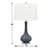 Afragola 28" Dark Blue Swirl Table Lamp