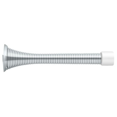 Pare-chocs de porte de plinthe 3-3 / 4 "Delsana SDS375U26, acier, chrome poli