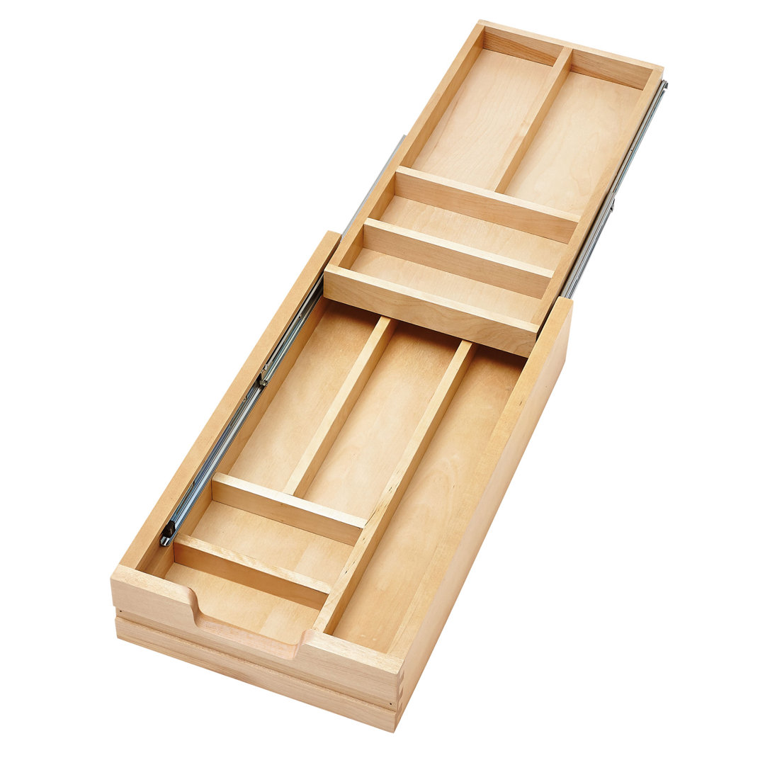 Rev-A-Shelf Tiered Cutlery Drawer Organizer with Soft-Close Rev-A-Shelf 
