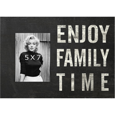 Cadre photo « appréciez family time »