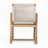 Outdoor Acacia Wood Patio Armchair with Rope Design-895233153