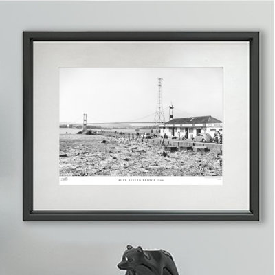 Aust, Severn Bridge 1966 - Single Picture Frame Print