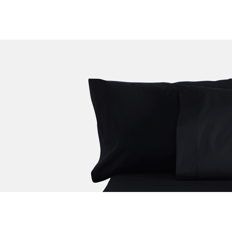 Ensemble de draps en micro-fibre, Très grand, Noir