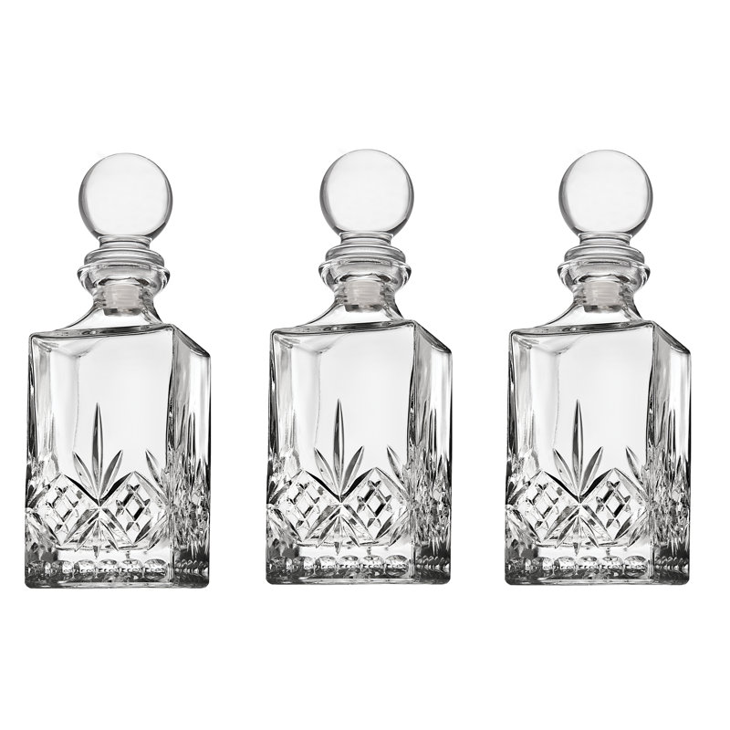 Dublin Crystal Mini Whiskey Decanter 8oz