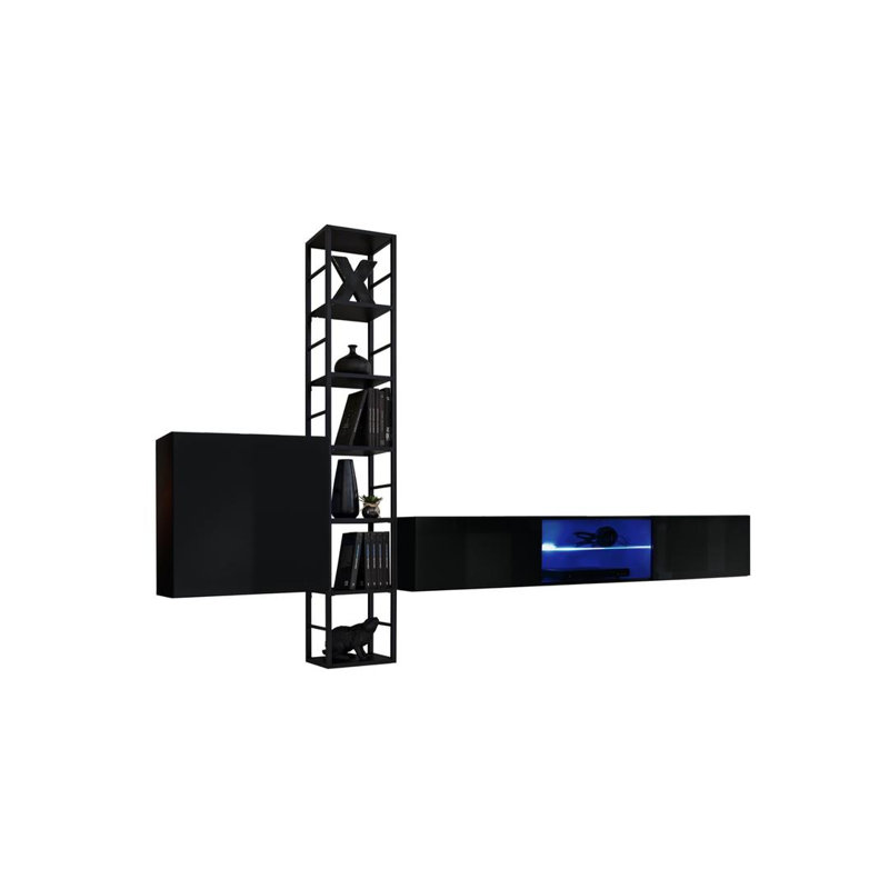 Unfinished Entertainment Centre for TVs up to 75", Black