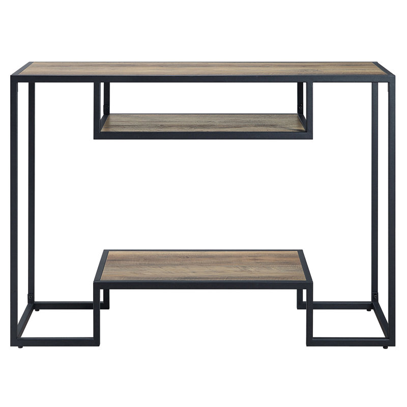 Console Table With 2 Shelves
